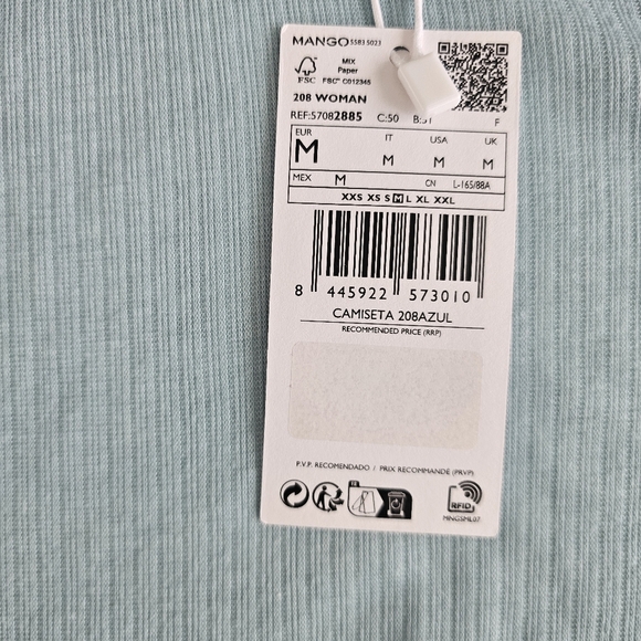 Mango Seam Detail T-shirt - Picture 4 of 8